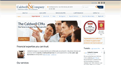 Desktop Screenshot of caldwellcpas.com